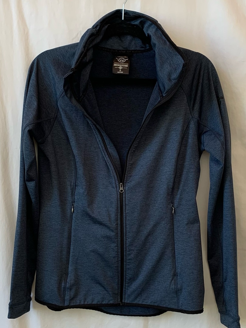 Women's Full-Zip Base Layer Utility Jacket - Dark Navy - size medium